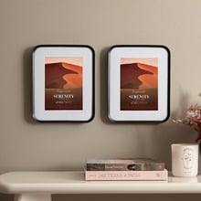 Penelope 5 x 7" Metal Photo Frames (Set of 2)